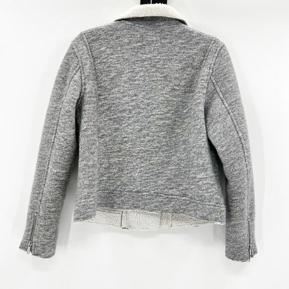 Old Navy Grey Zip Front Fleece Jacket M - Picture 2 of 3
